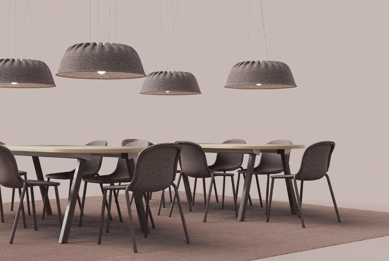 Fost Bulb PET Felt Acoustic Lamp